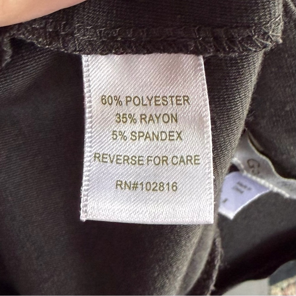 Garnet Hill Skirt Medium Gray Ruffle Knee Length - Picture 5 of 6